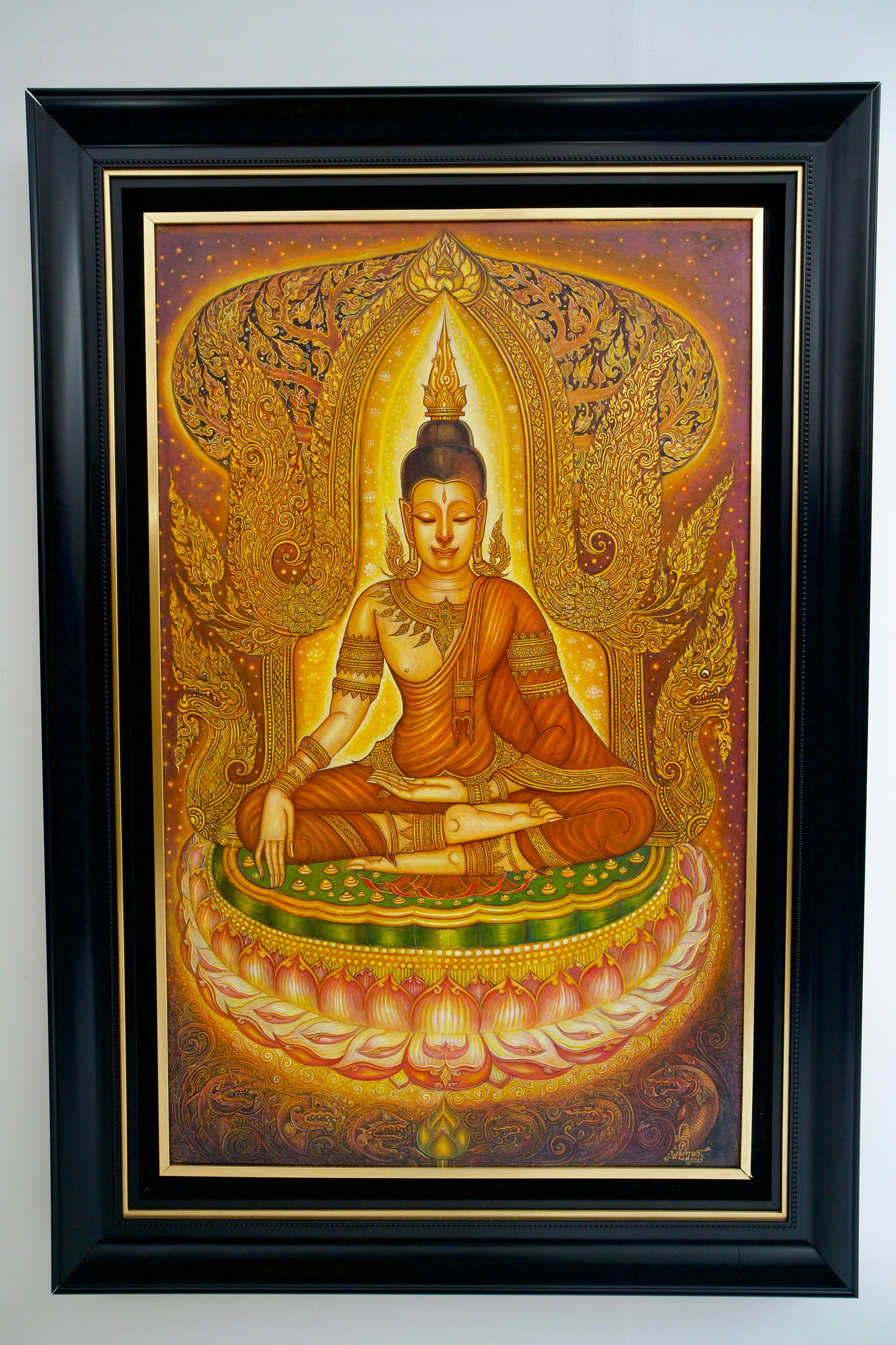 ความสงบของพระพุทธเจ้า | 80 x 130 ซม. 