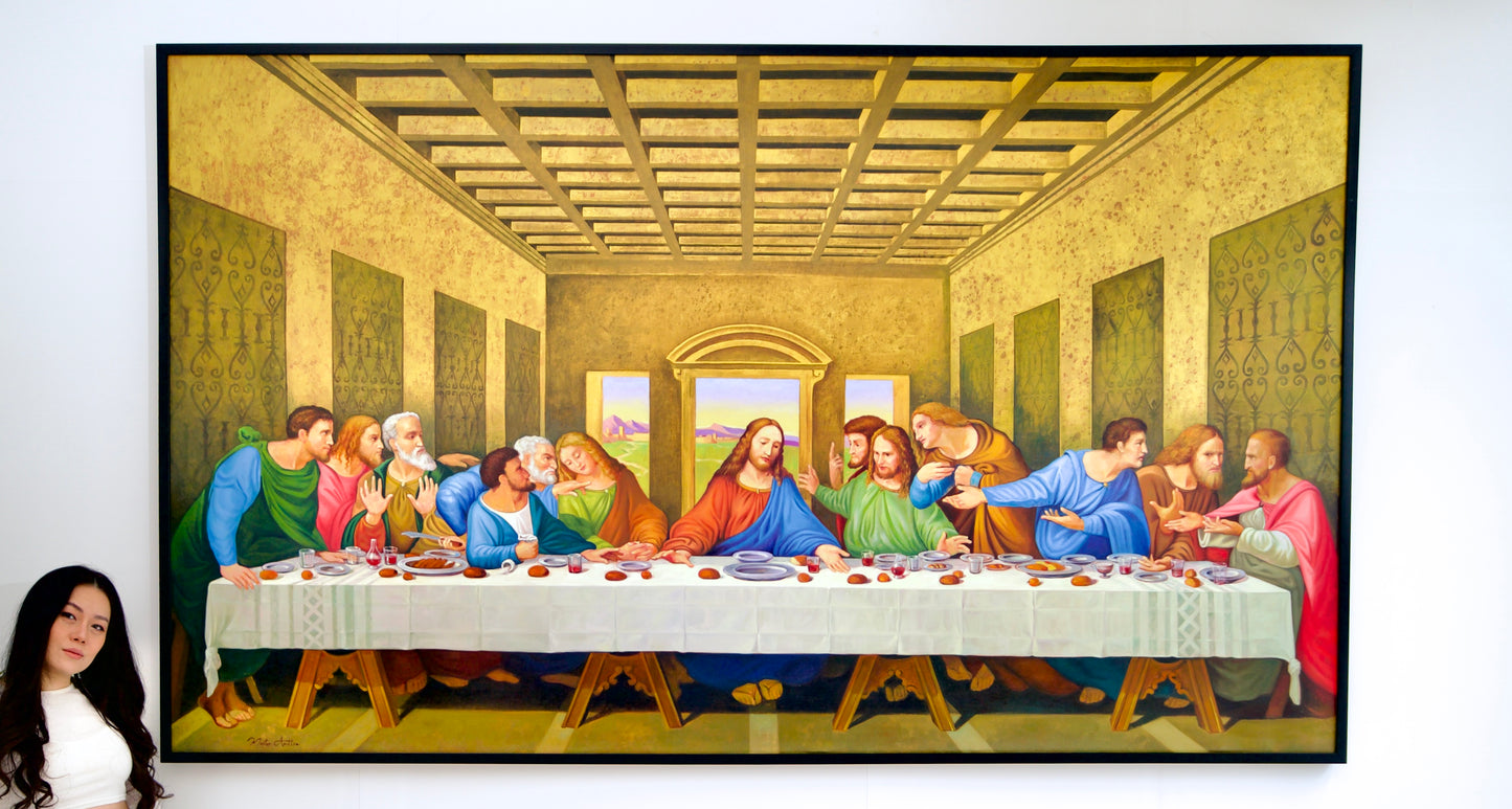 The Last Supper – A Reimagined Leonardo Da Vinci Masterpiece by Master Apollon | – 270 X 160 CM