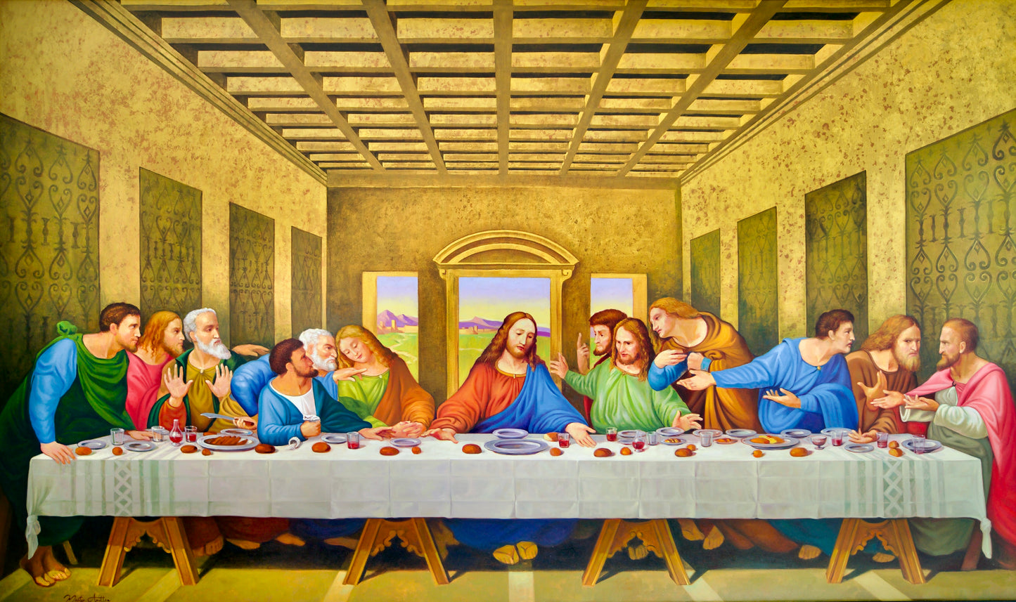 The Last Supper – A Reimagined Leonardo Da Vinci Masterpiece by Master Apollon | – 270 X 160 CM