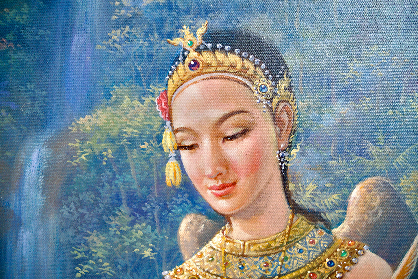 Kinnaree goddess  | 170 x 120 cm