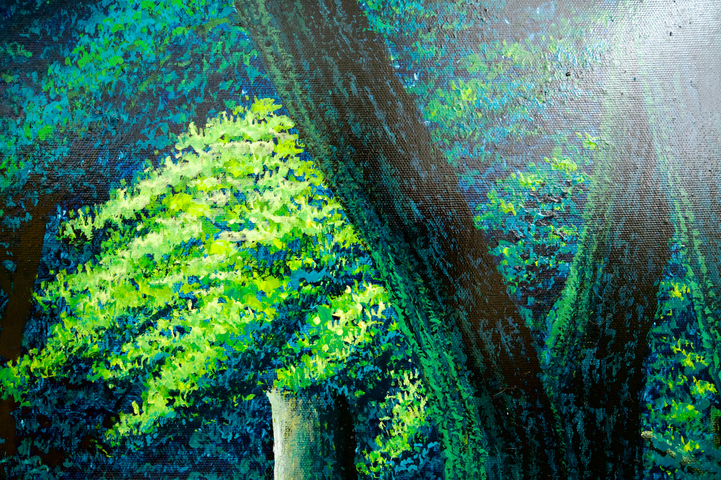 Path in the Green Forest  | 130 x 190 cm