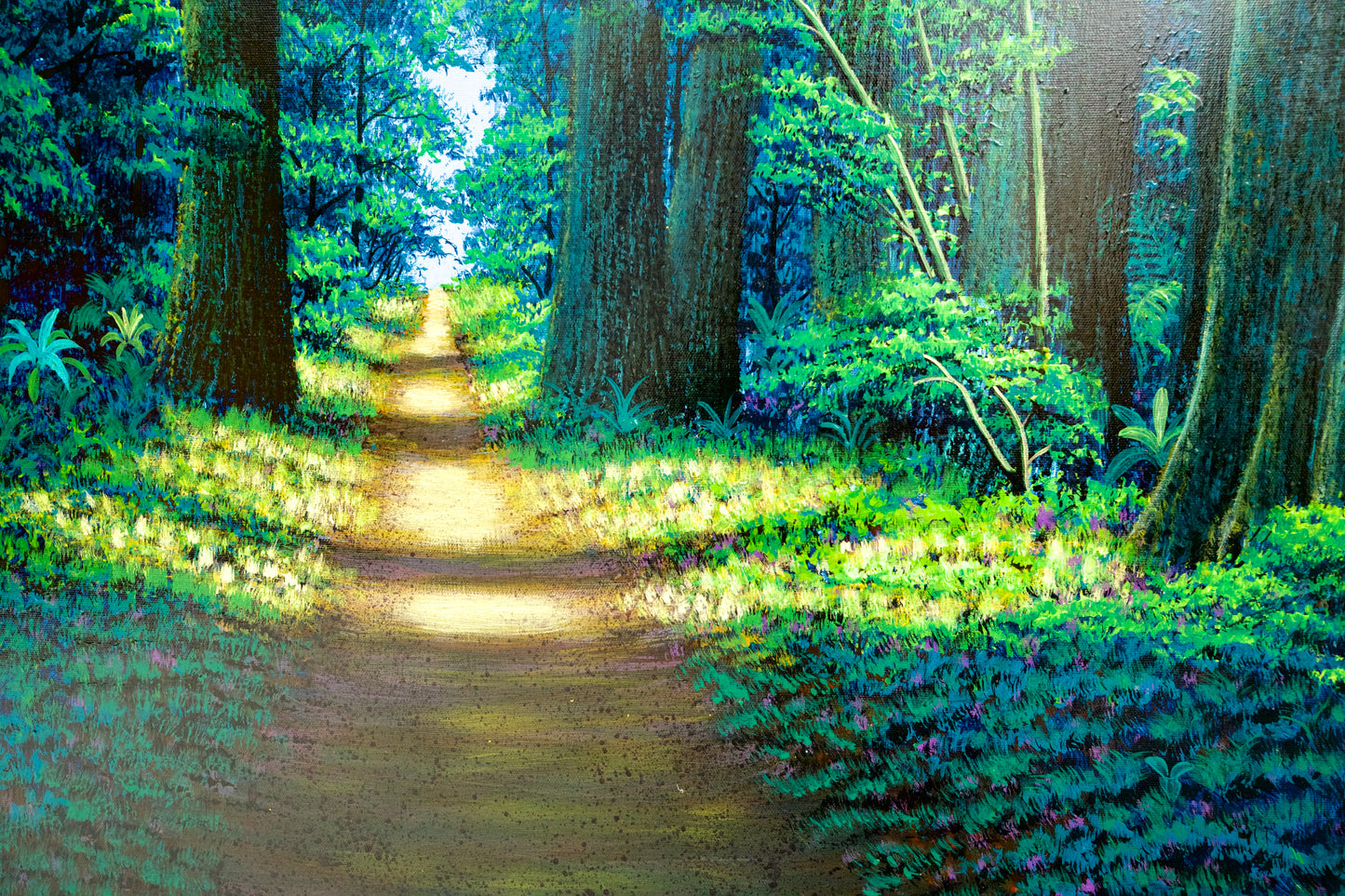 Path in the Green Forest  | 130 x 190 cm