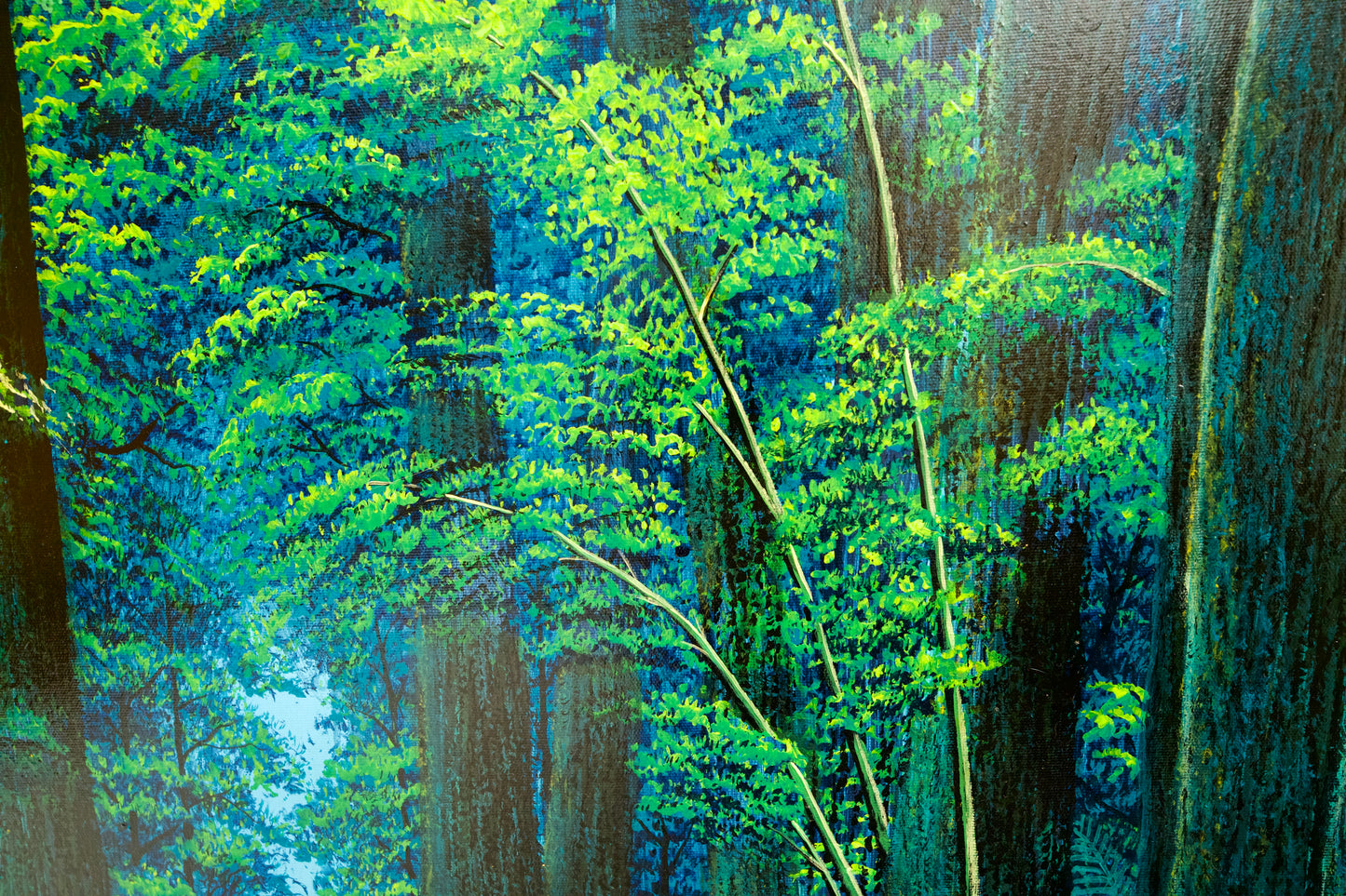 Path in the Green Forest  | 130 x 190 cm