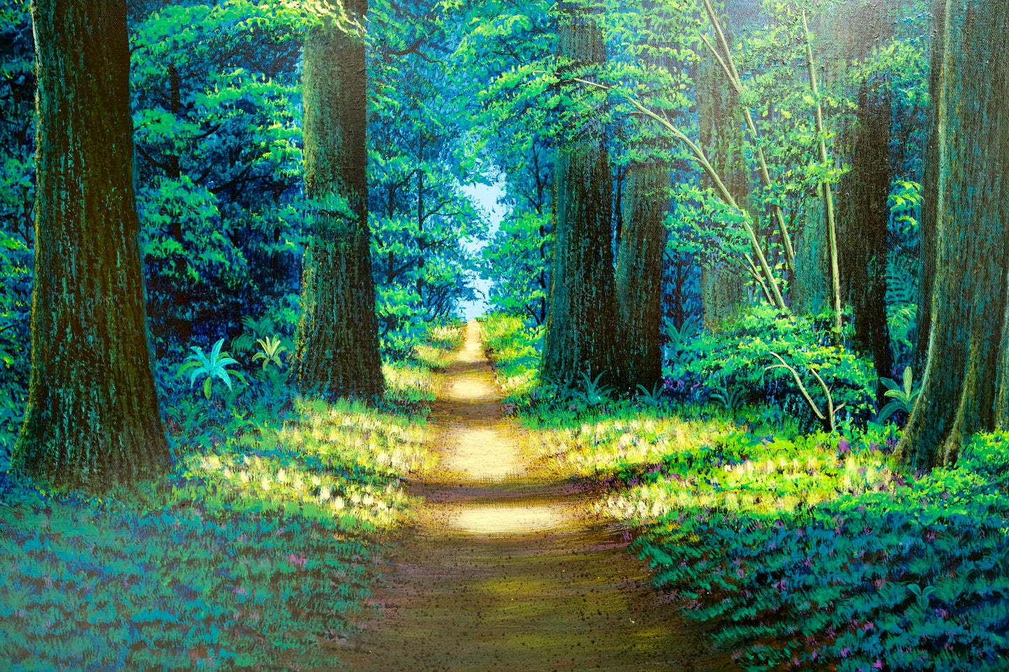 Path in the Green Forest  | 130 x 190 cm