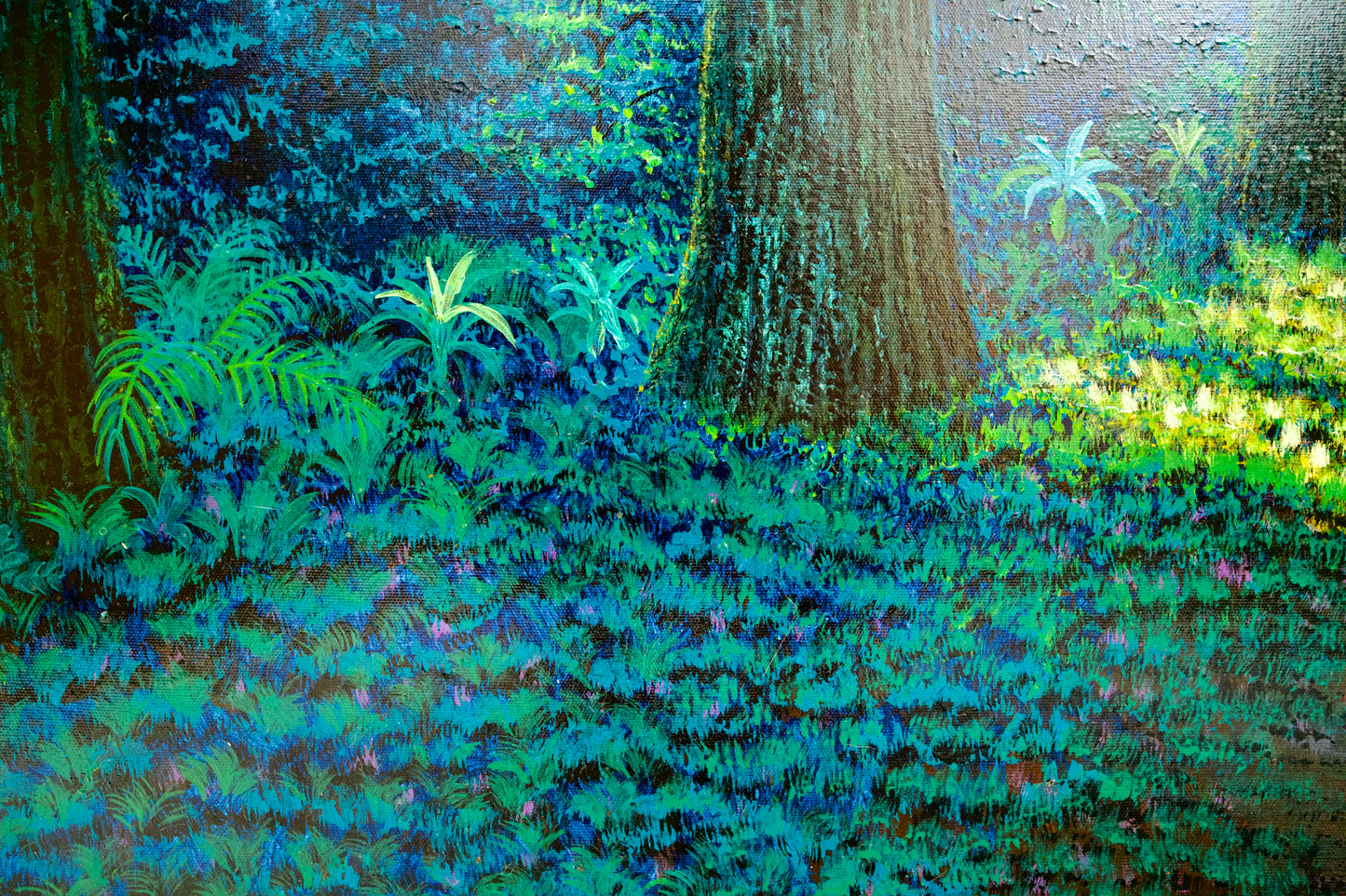 Path in the Green Forest  | 130 x 190 cm