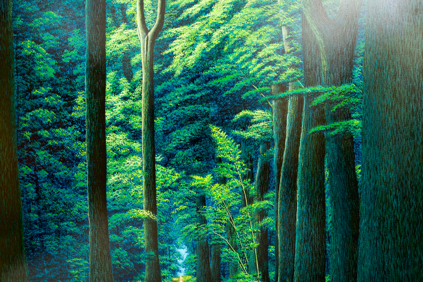 Path in the Green Forest  | 130 x 190 cm