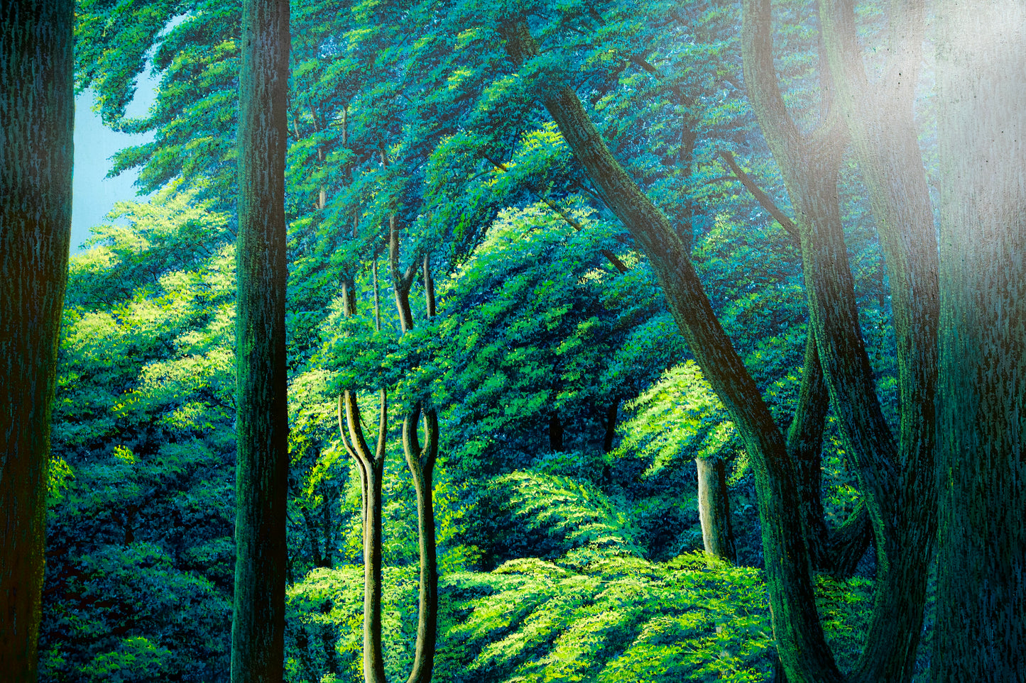 Path in the Green Forest  | 130 x 190 cm