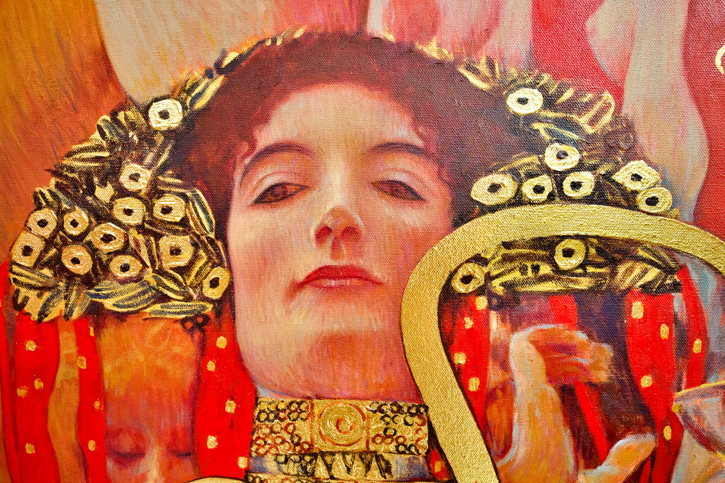 The Medicine – ผลงานชิ้นเอกของ Gustav Klimt ที่สร้างสรรค์ใหม่โดยปรมาจารย์ Apollon | 180 x 270 ซม. 