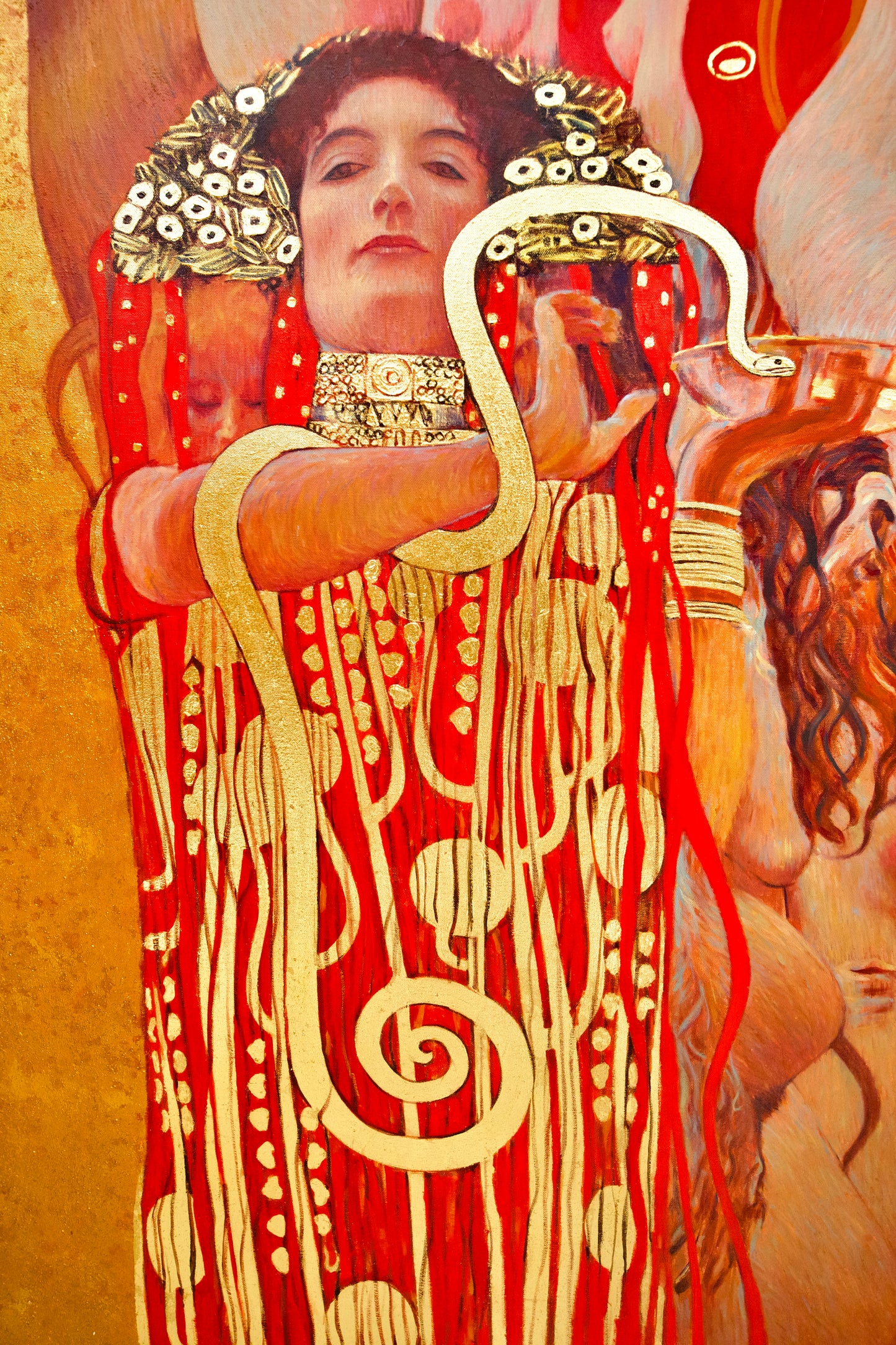 The Medicine – ผลงานชิ้นเอกของ Gustav Klimt ที่สร้างสรรค์ใหม่โดยปรมาจารย์ Apollon | 180 x 270 ซม. 