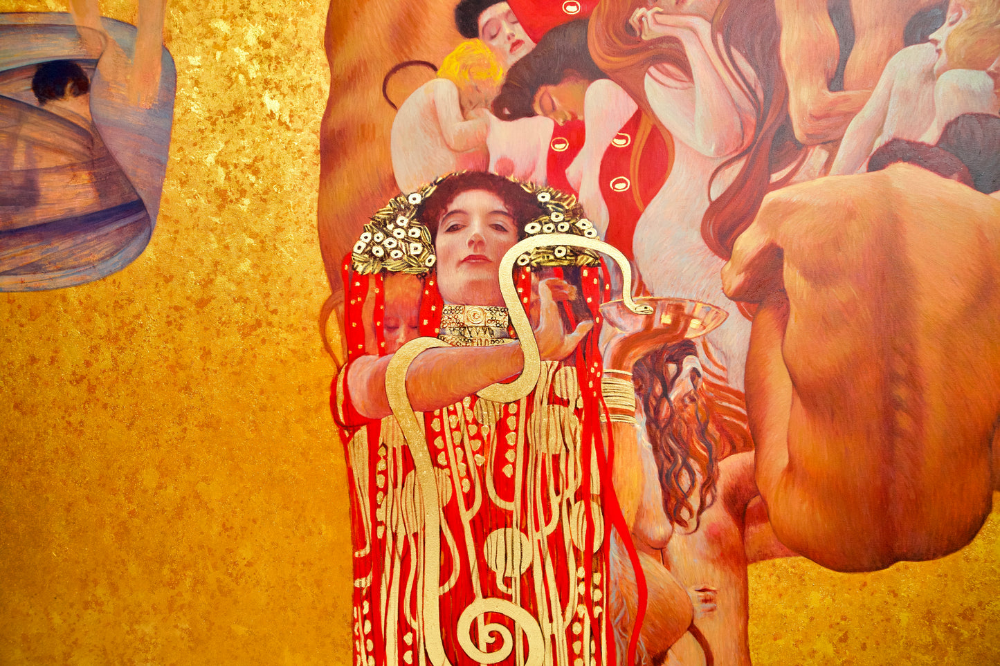 The Medicine – ผลงานชิ้นเอกของ Gustav Klimt ที่สร้างสรรค์ใหม่โดยปรมาจารย์ Apollon | 180 x 270 ซม. 