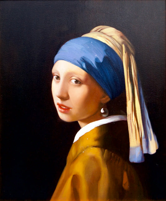 Girl with a Pearl Earring - Alpha Reproduction  | 50 X 60 cm