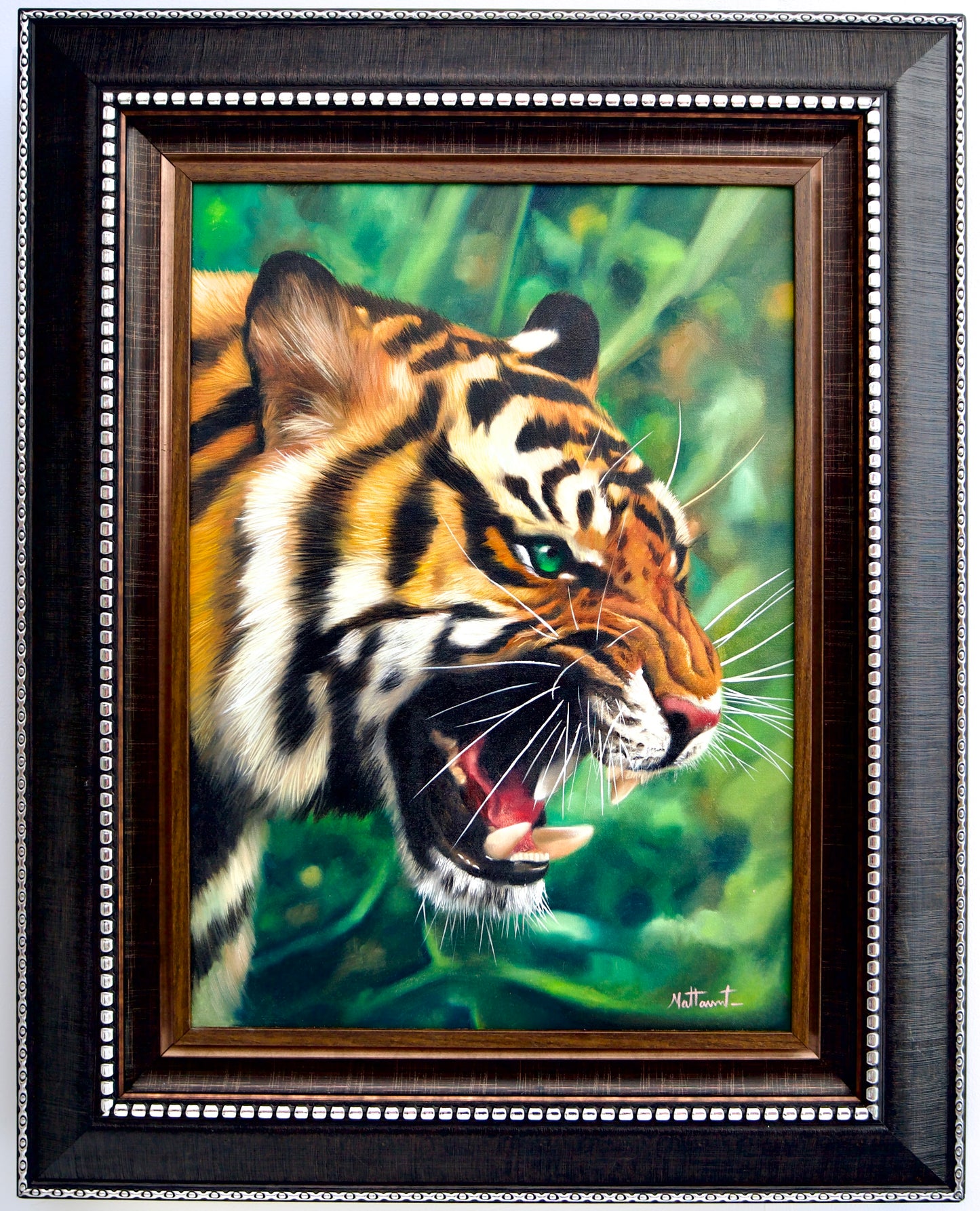 Tiger with Green Eyes | 50 x 70 cm