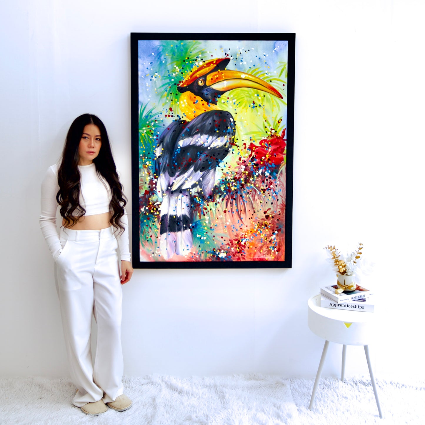 Hornbill Pop Art | 80 X 120 cm