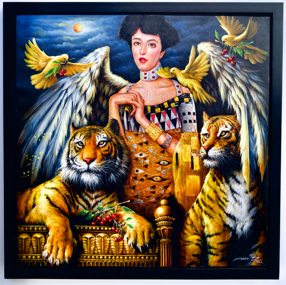 Adele Bloch-Bauer Inspiration - Kesorn | 80 x 80 cm