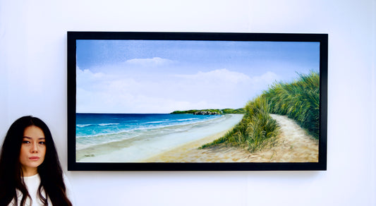 The Calm at the Beach - Varisara | 120 x 60 cm