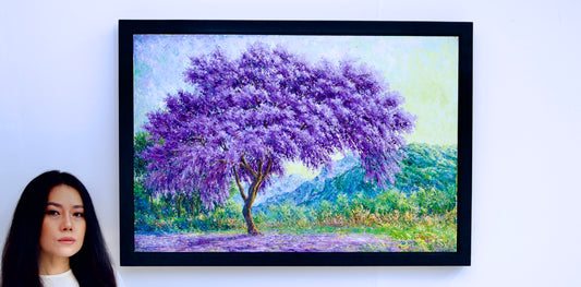 The Purple Tree  | 90 x 60 cm